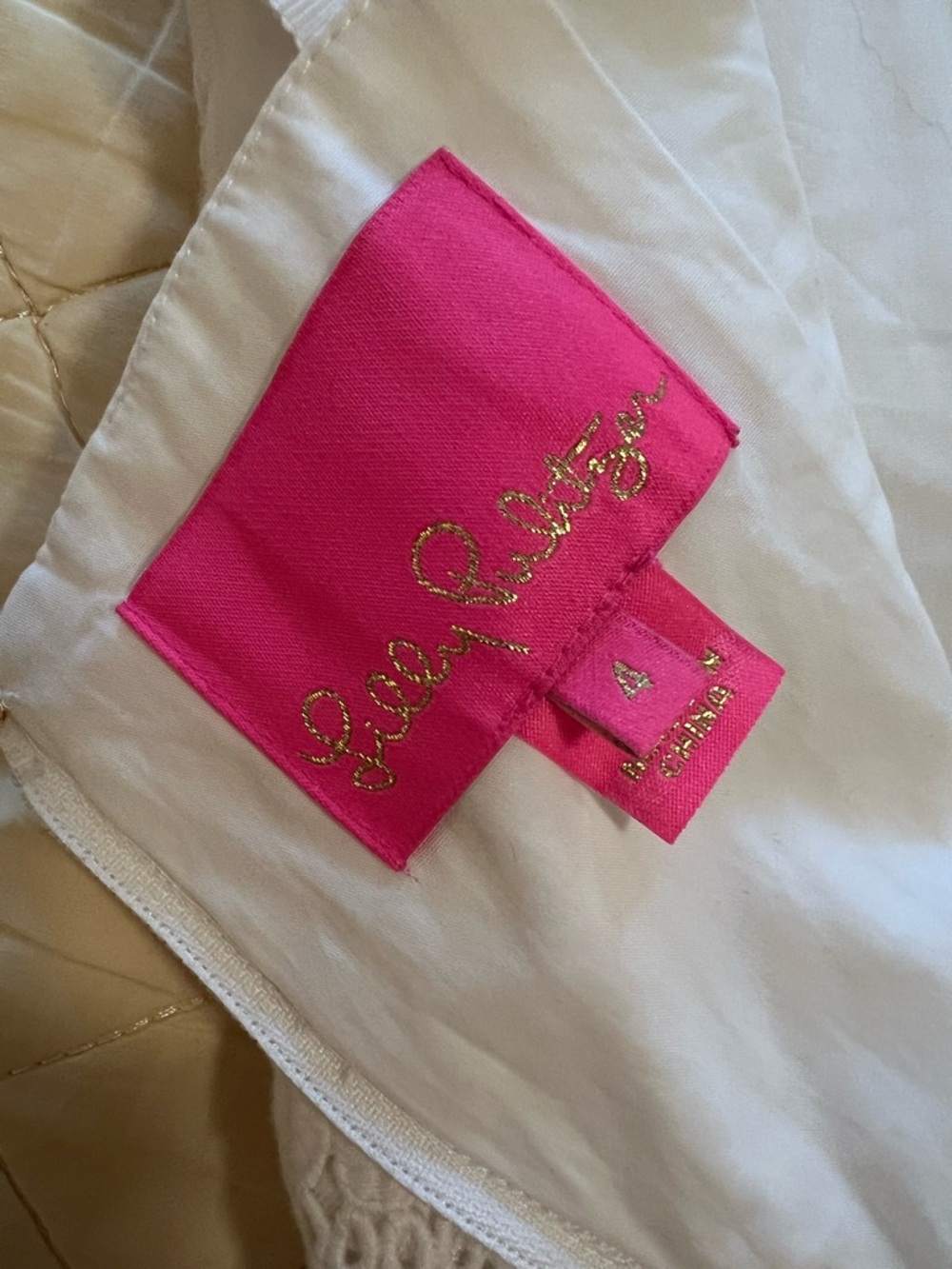 Lilly Pulitzer White Eyelet Midi Dress size 4 - Picture 4 of 14